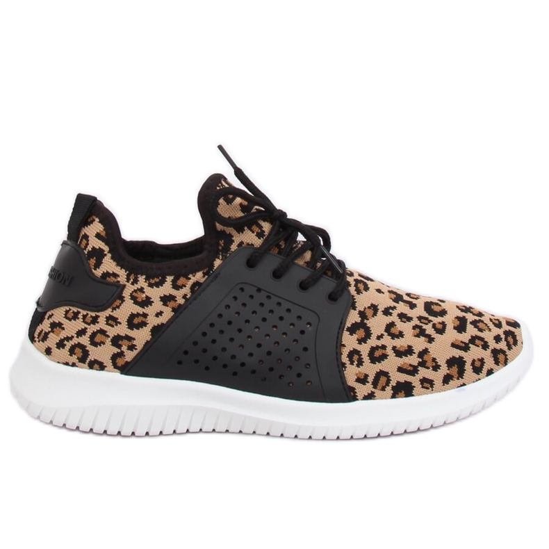 Leopard 7758-Y Leopard Print -tennarit ruskea