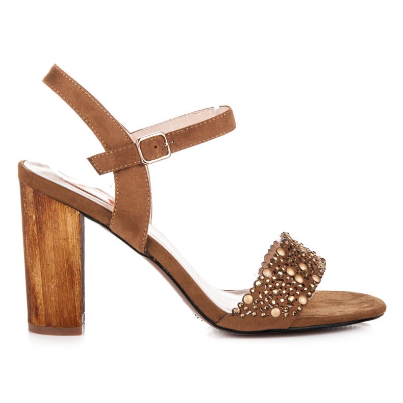 Beauty Girl'S Avoimet sandaalit korkokengissä ruskea