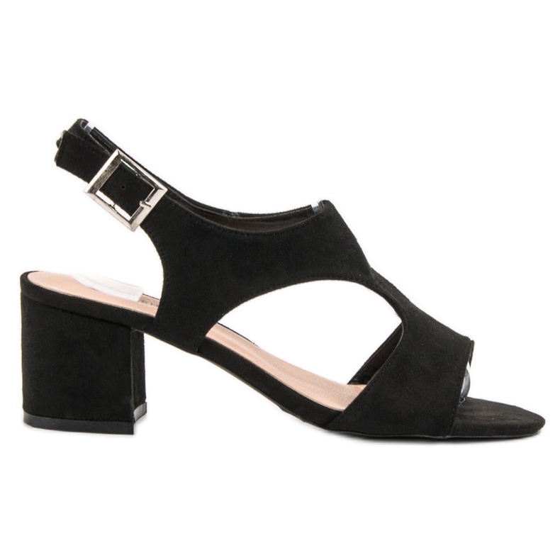Queen Vivi Mokkanahkaiset sandaalit musta