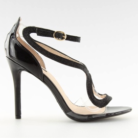 Mustat sandaalit 1443 Musta II-GAT