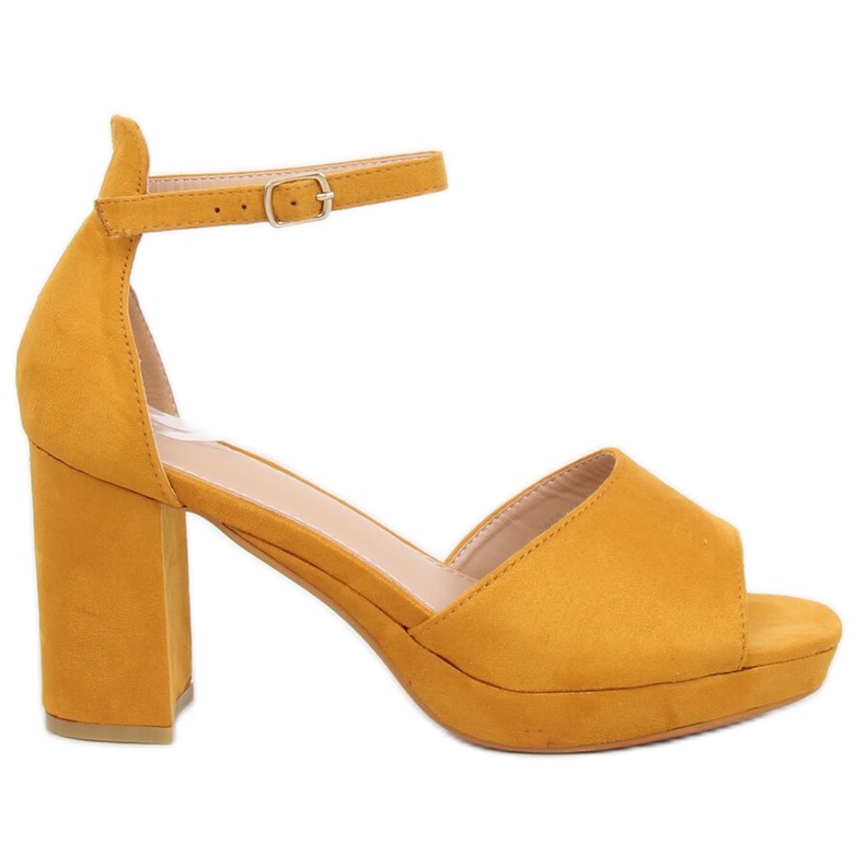 Keltaiset korkokengät 6952-GL Keltainen