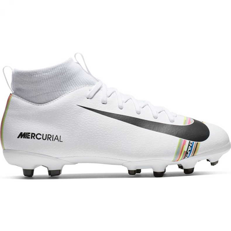 Nike Mercurial Superfly 6 Academy Mg Jr AJ3111-109 jalkapallokengät monivärinen valkoinen