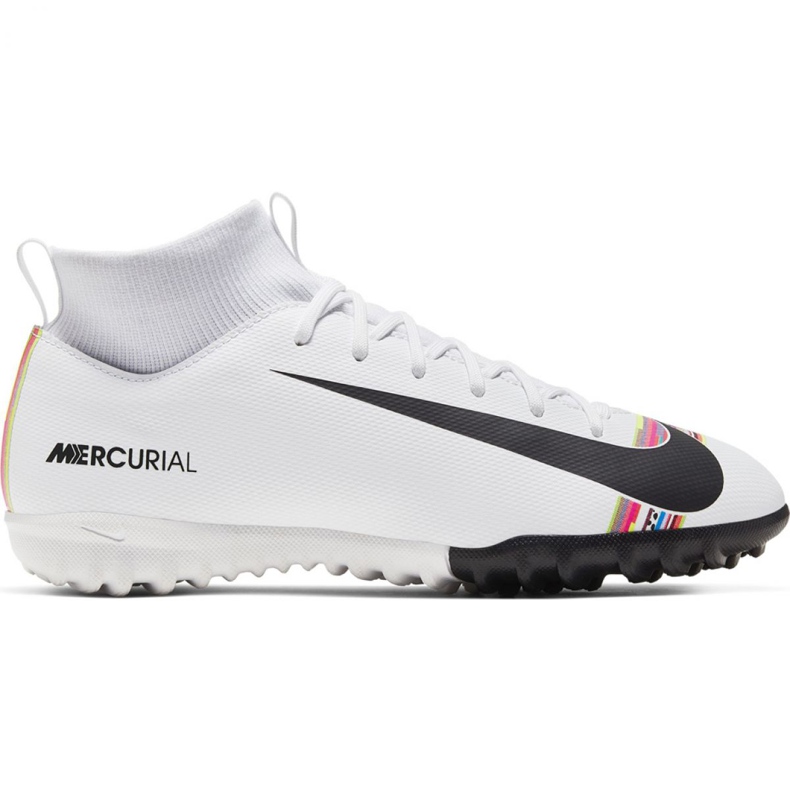 Nike Mercurial Superfly X 6 Academy Tf Jr AJ3112-109 jalkapallokengät monivärinen valkoinen