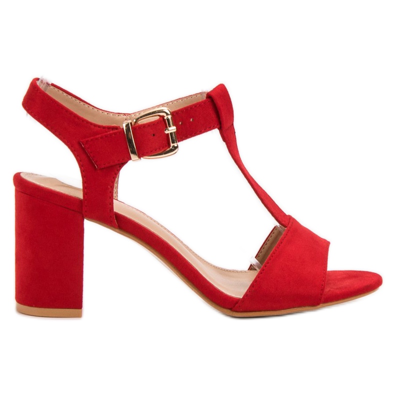 Anesia Paris Punaiset sandaalit baarissa punainen