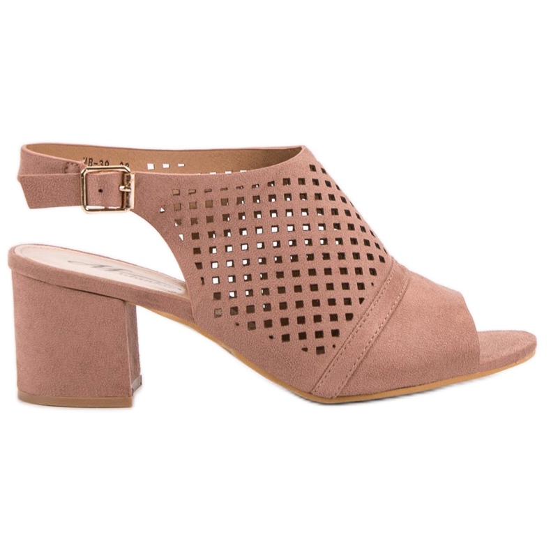 Rento suljettu sandaalit vaaleanpunainen