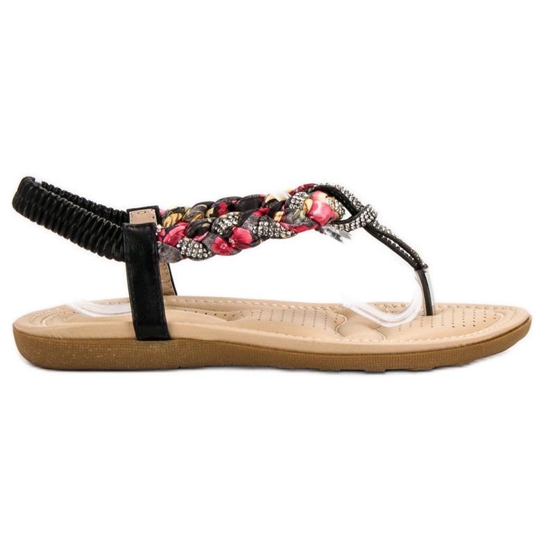 Cm Paris Muodikkaat japanilaiset sandaalit musta