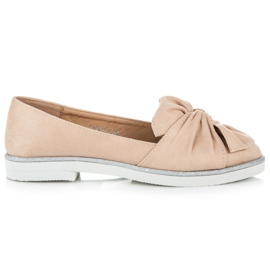 Vices Mokkanahkakengät glitterikoristeilla ruskea