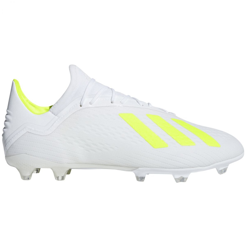 Adidas X 18.2 Fg M BB9364 jalkapallokengät valkoinen valkoinen