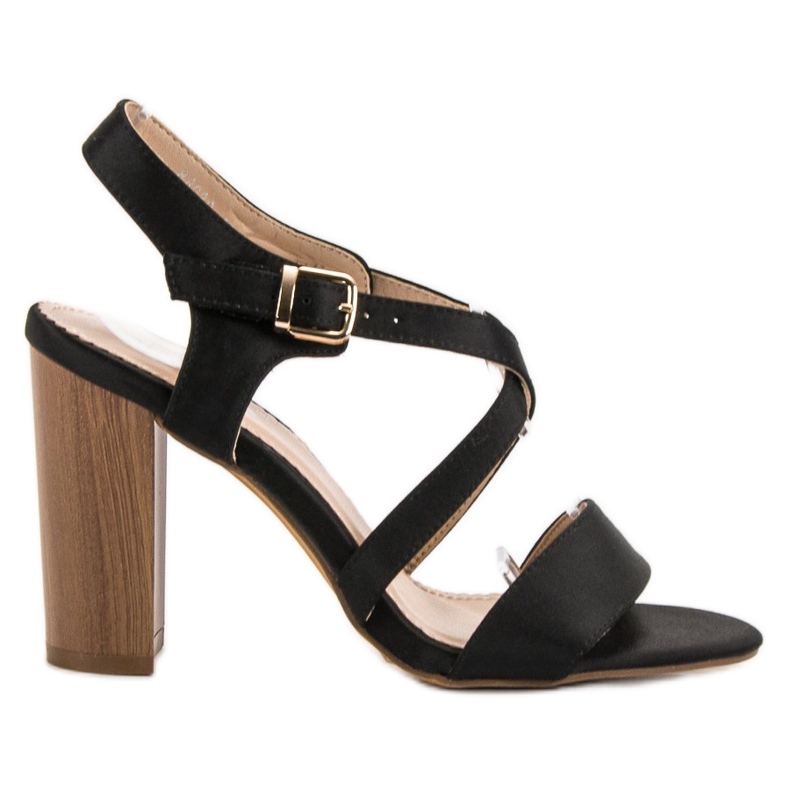 Kayla Seksikäs sandaalit baarissa musta