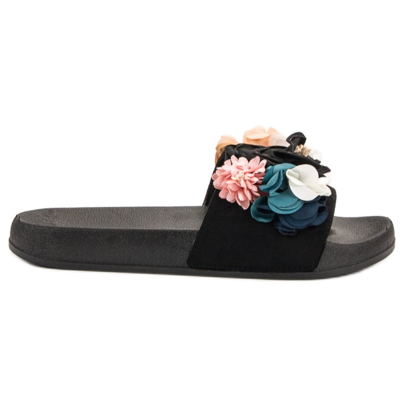 SHELOVET Mustat tossut kukilla