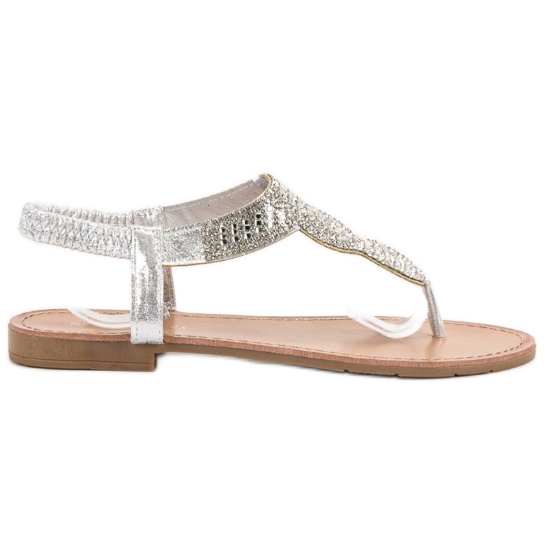 SHELOVET Slip-on japanilaiset sandaalit harmaa