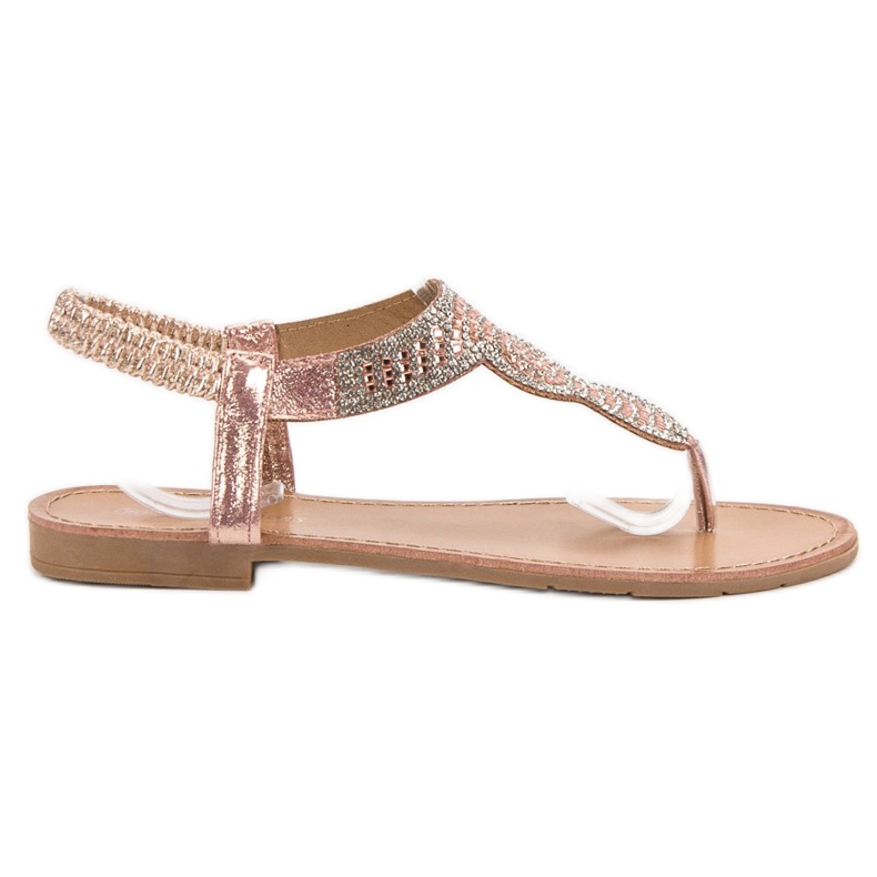 SHELOVET Slip-on japanilaiset sandaalit keltainen