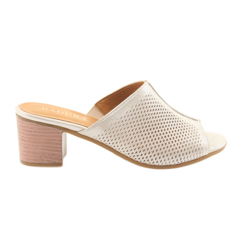 Badura 5311 kultaiset naisten tohvelit keltainen monivärinen