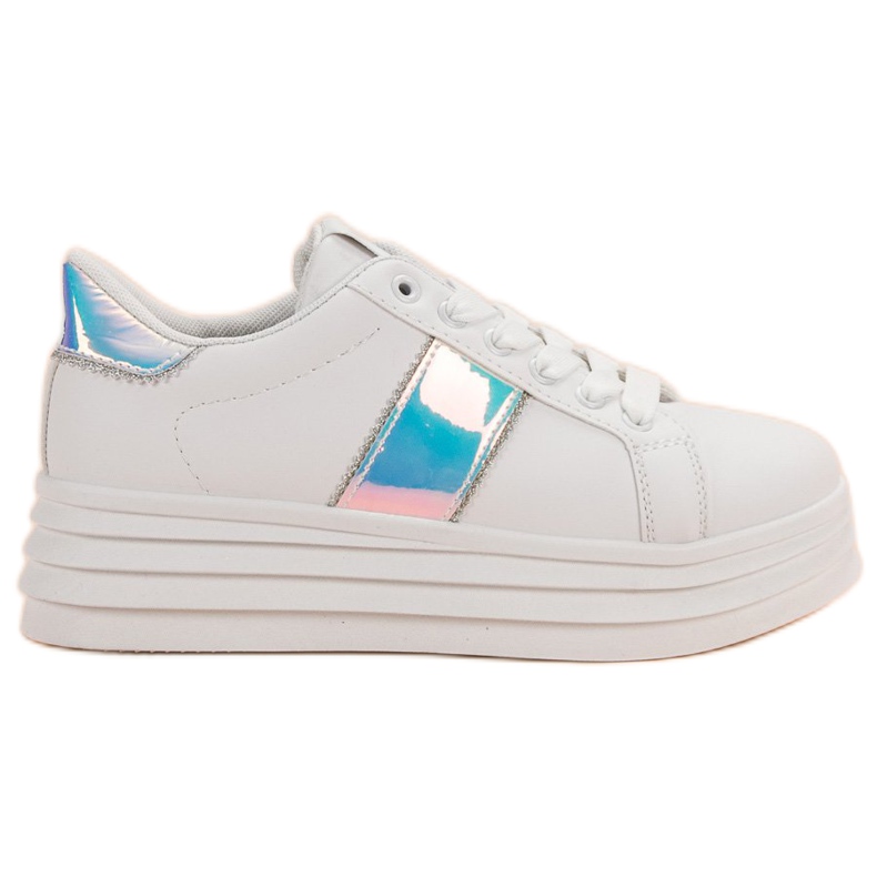 SHELOVET Valkoiset kengät lavalla valkoinen