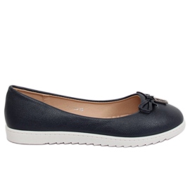 Naisten tummansiniset ballerinat YSD-04 Navy tummansininen