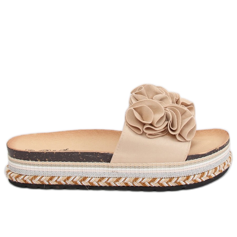 Naisten beige tossut S61 Beige