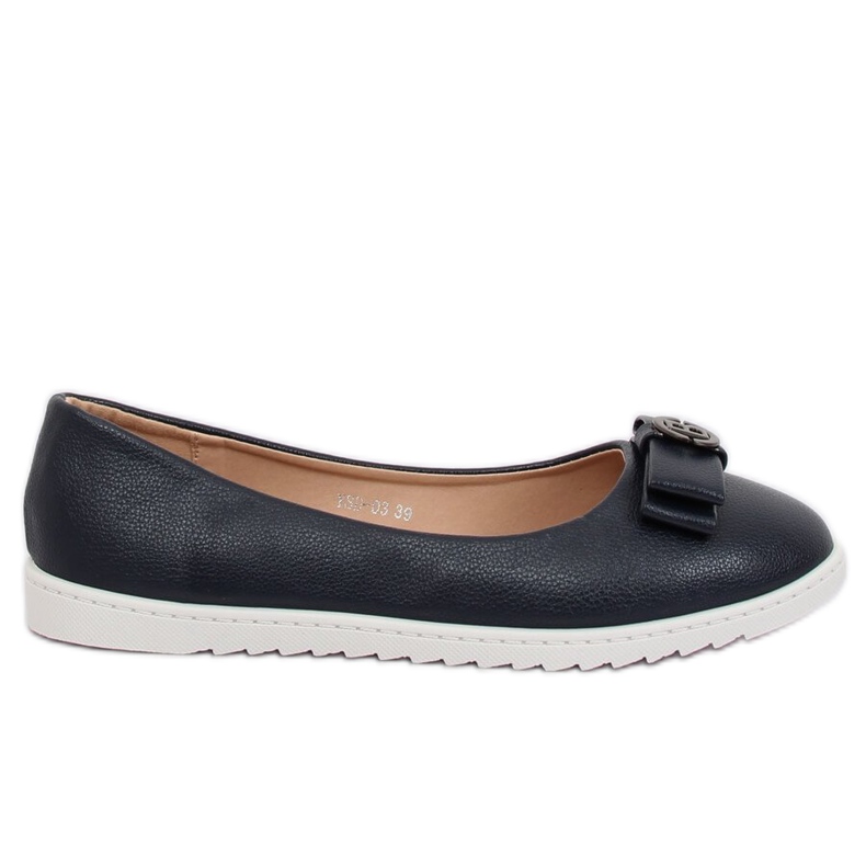 Naisten tummansiniset ballerinat YSD-03 Navy laivastonsininen