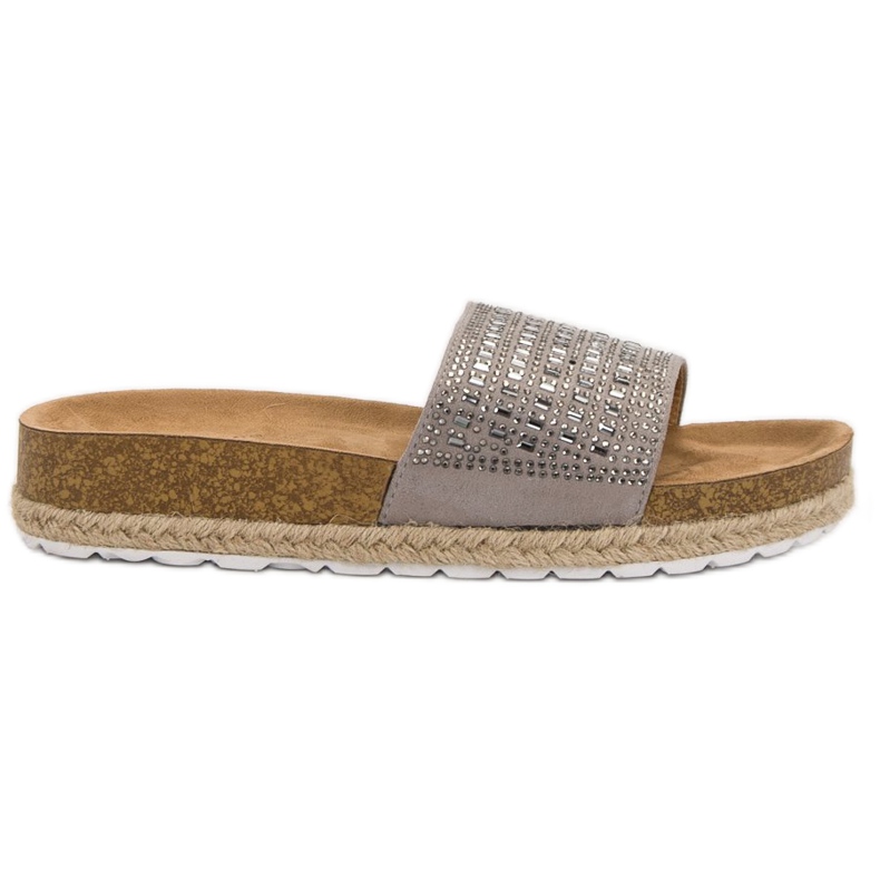 Seastar Harmaat tossut zirkonilla