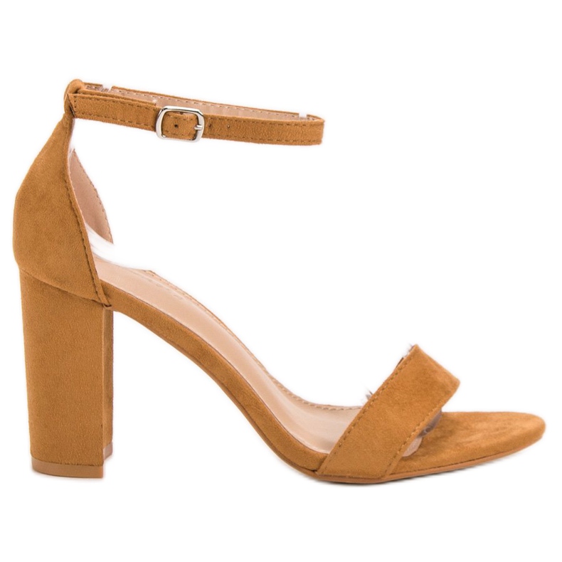 Anesia Paris Seksikäs kamelin sandaalit ruskea