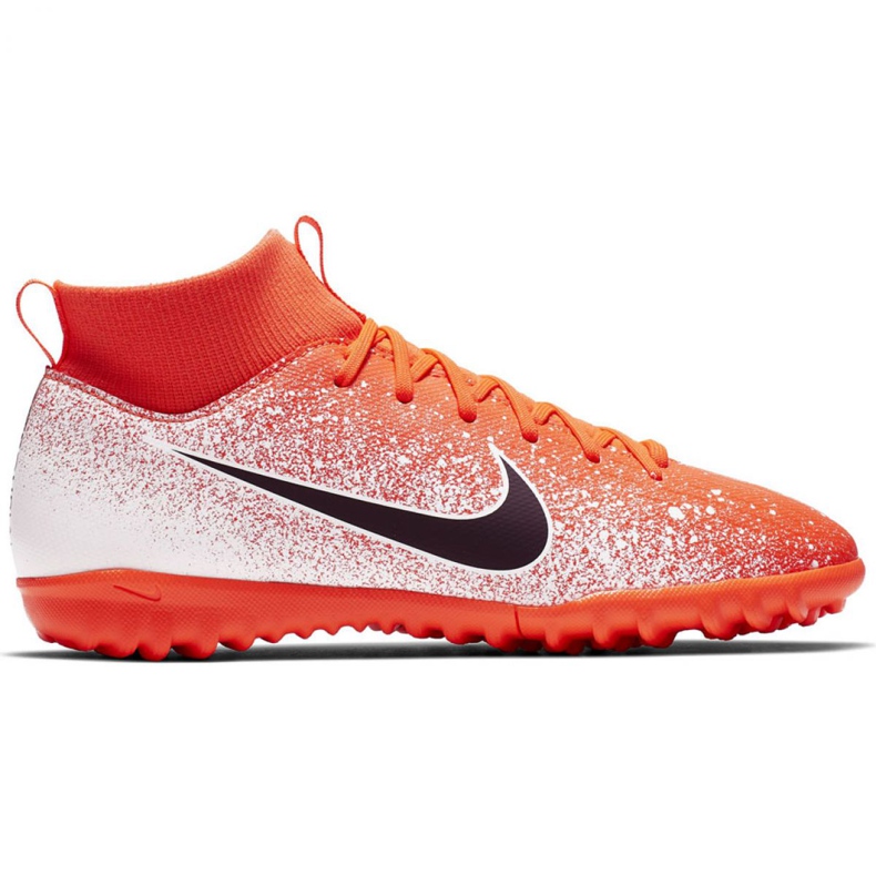 Nike Mercurial Superfly X 6 Academy Tf Jr AH7344-801 jalkapallokengät monivärinen oranssi