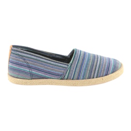 McKey 821 Espadrilles ruskea sininen vihreä laivasto