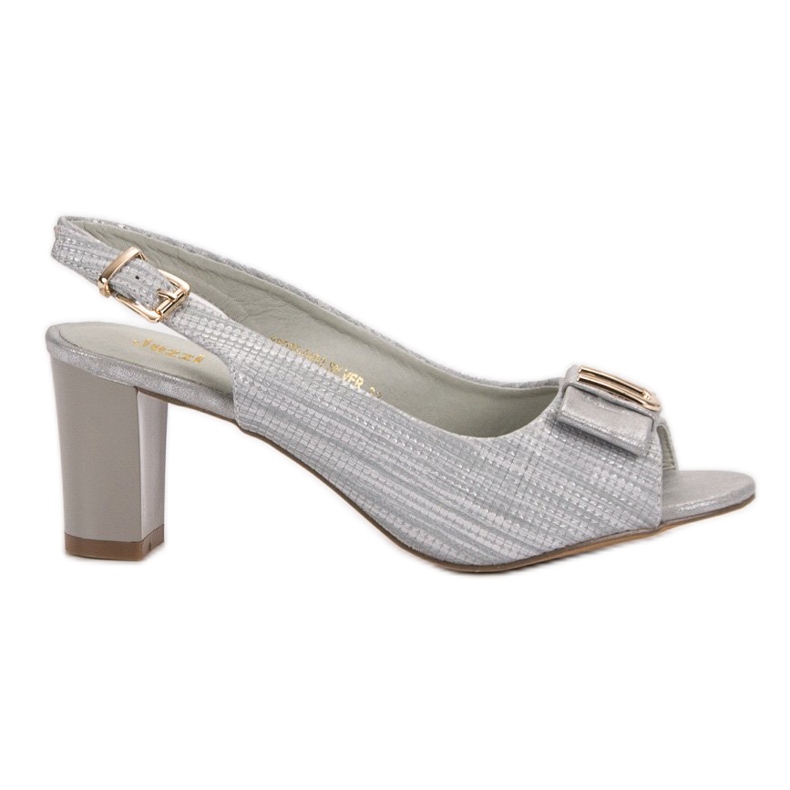 SHELOVET Tyylikkäät sandaalit jousella harmaa