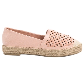 VICES Suede Espadrilles vaaleanpunainen
