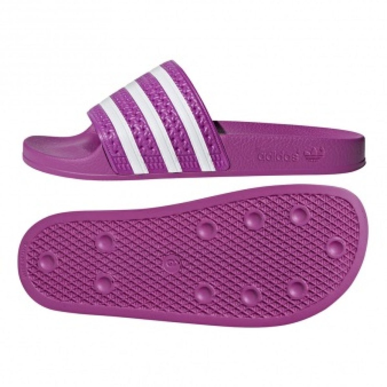 Adidas Originals Adilette -tossut W CG6539 valkoinen violetti