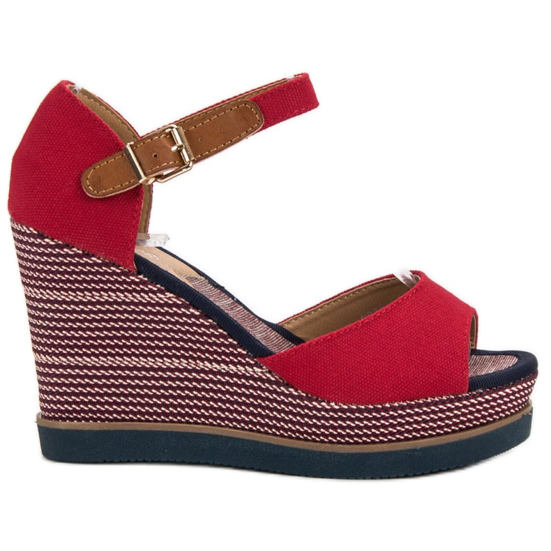 Primavera Wedge sandaalit punainen