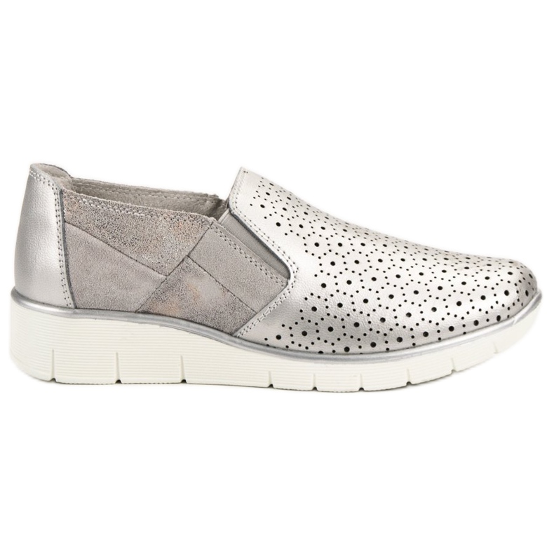 Filippo Slip On Silver -kengät harmaa
