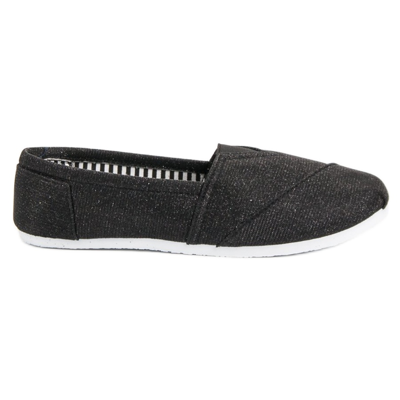 SHELOVET Glitter Slip On Lenkkarit musta