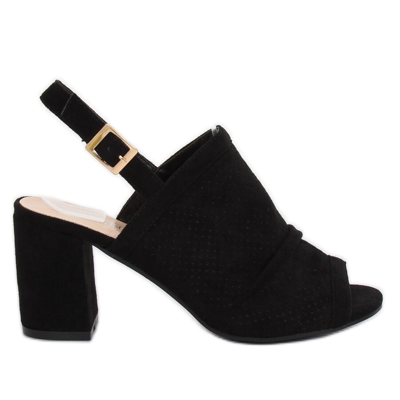 Mustat korkeakorkoiset sandaalit JM5840N Negro