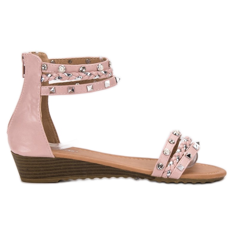 SHELOVET Rock -sandaalit vaaleanpunainen