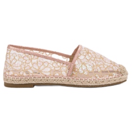 Pitsi Espadrilles VICES vaaleanpunainen Pitsi Espadrilles VICES vaaleanpunainen