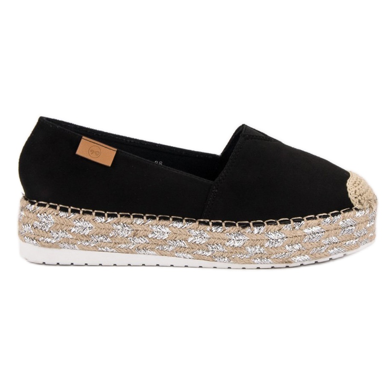 Forever Folie Mustat espadrillit alustalla