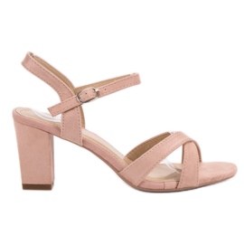 Annalisa Jauhe sandaalit vaaleanpunainen