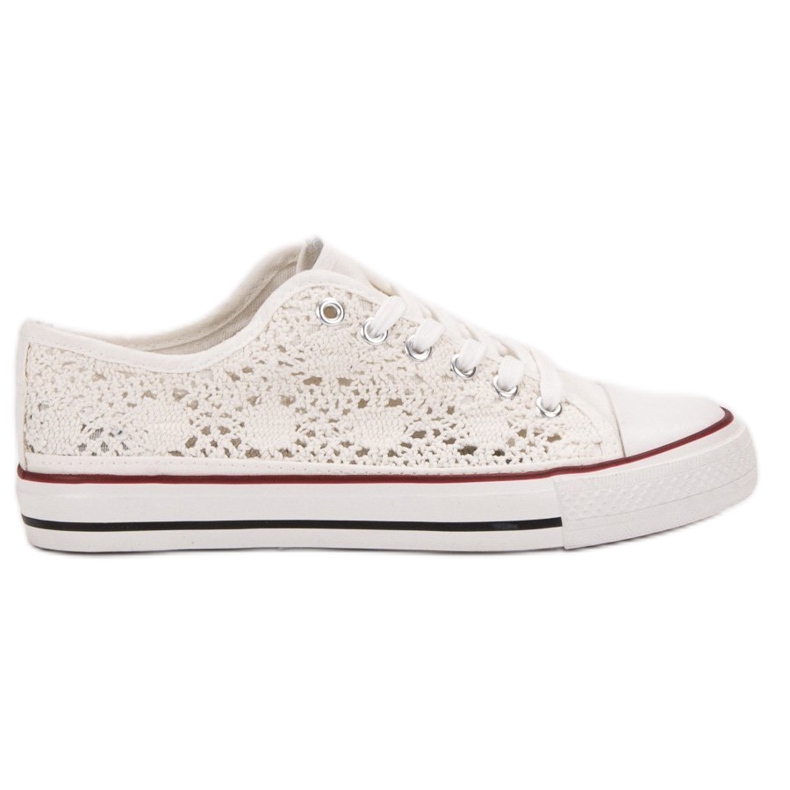 Renda Pitsi lenkkarit valkoinen