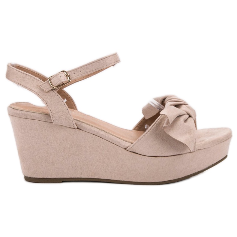 SHELOVET Sandaalit alustalla vaaleanpunainen
