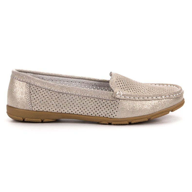 VINCEZA nahkasaappaat keltainen