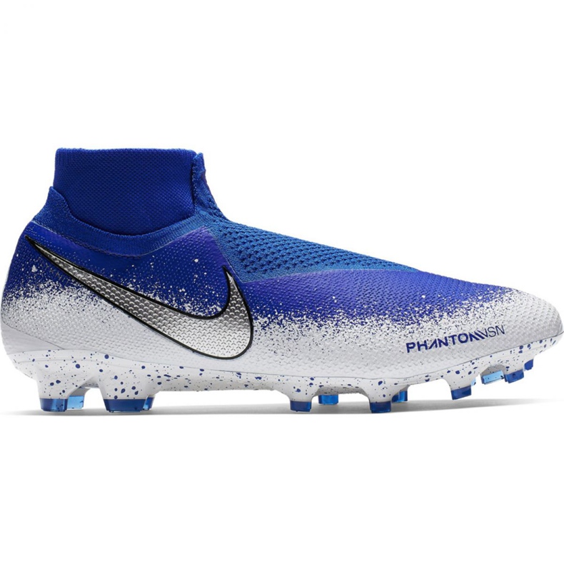Nike Phantom Vsn Elite Df Fg M AO3262-410 jalkapallokengät monivärinen sininen