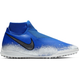 Nike Phantom Vsn Academy Df Tf M AO3269-410 jalkapallokengät monivärinen sininen