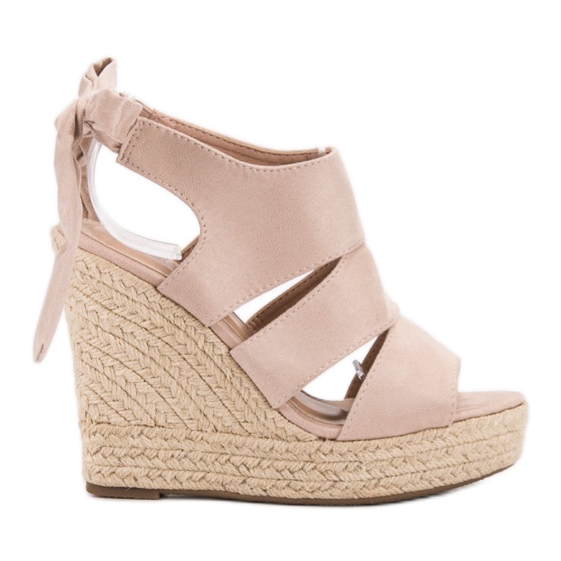 Cm Paris Beige Wedge Sandaalit