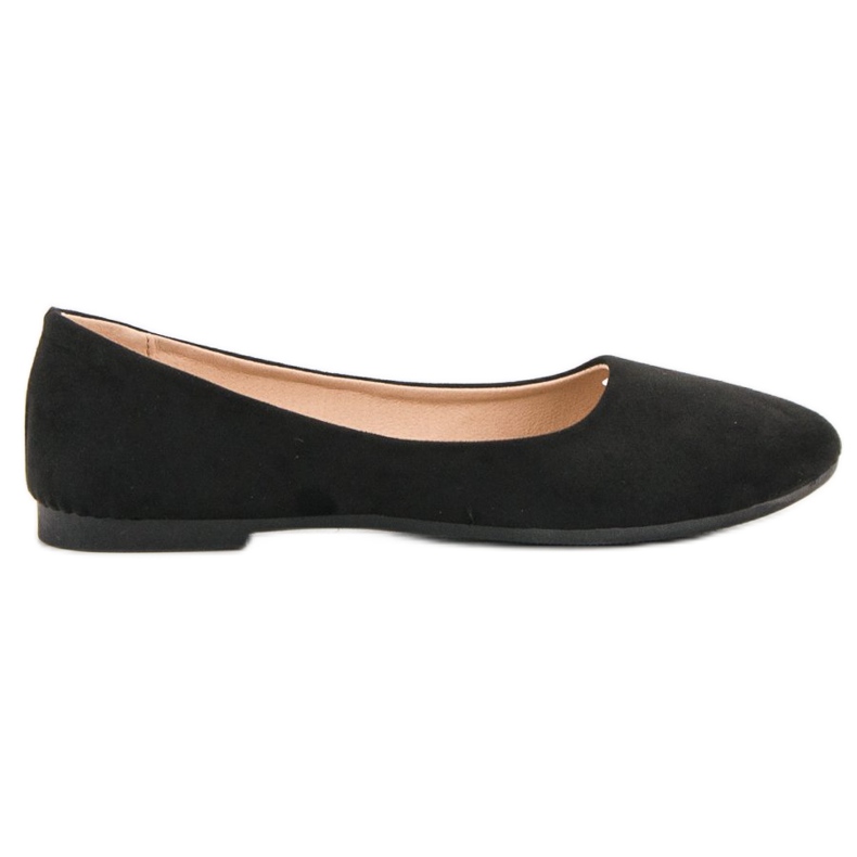 Evento Musta mokkanahka ballerinat