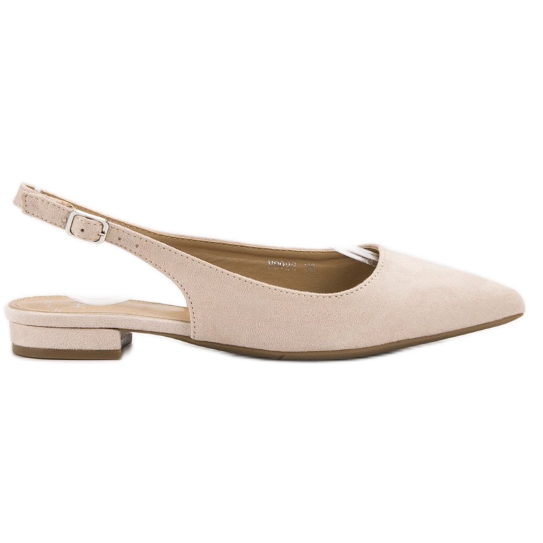 SHELOVET Muodikkaita mokkanahkaisia ​​baleriineja ruskea