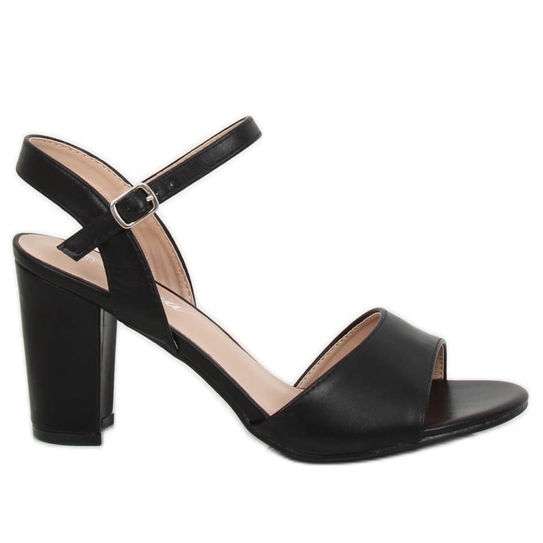 Mustat sandaalit korkokengät FZ583 Musta