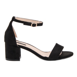 VICES mokkanahkaiset sandaalit musta VICES mokkanahkaiset sandaalit musta