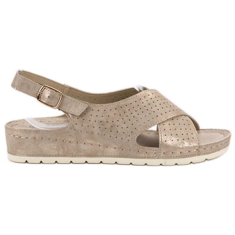 Goodin Sandaalit alustalla kultainen