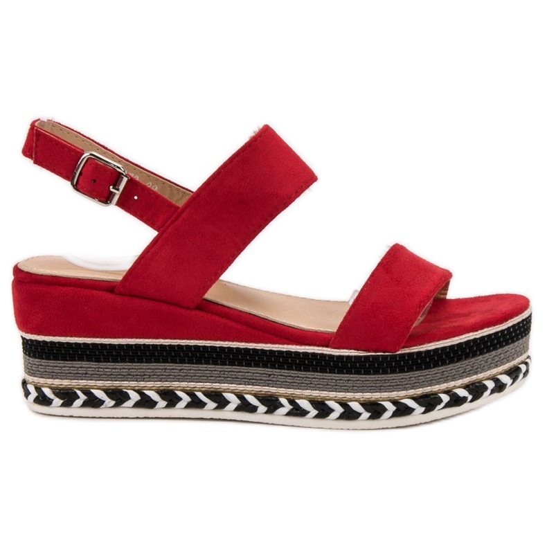 Primavera Boho Wedge Sandaalit punainen Primavera Boho Wedge Sandaalit punainen