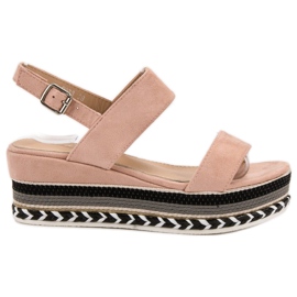 Primavera Boho Wedge Sandaalit vaaleanpunainen