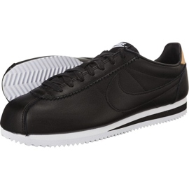 Nike Klassinen Cortez nahka Se 004 musta